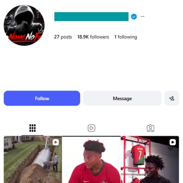 18K AI Funny Clips Instagram Account for sale 18K AI Funny Clips Instagram Account - Image 1