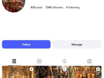 700K Hinduism Religion Instagram Account