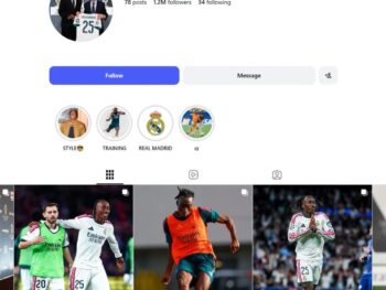 1.2M Yan Diomande Fans Instagram Account for Sale