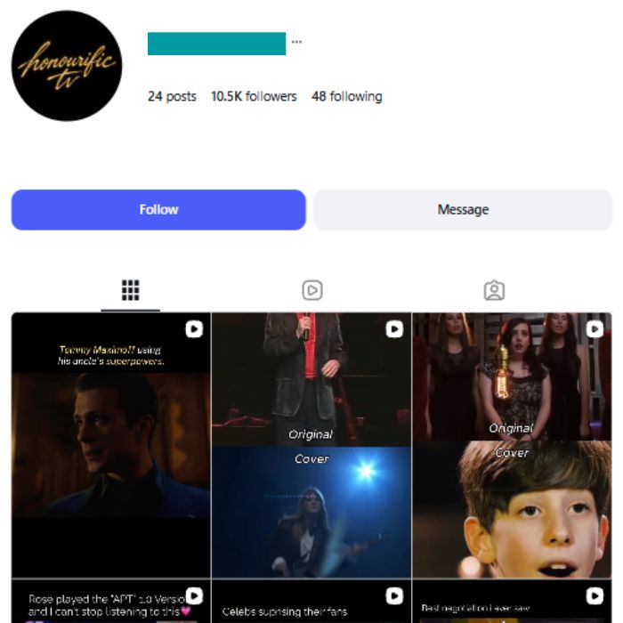 10K Movie Clips Instagram Account for sale 10K Movie Clips Instagram Account - Image 1