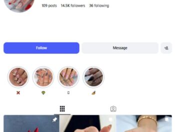 14K Nail Fashion Style Instagram Account