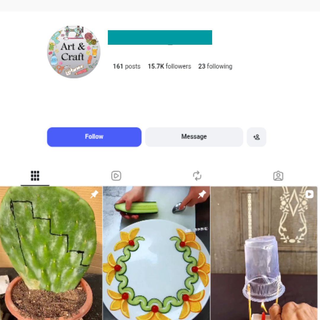 15K Crafts Ideas Instagram Account for sale 15K Crafts Ideas Instagram Account - Image 1
