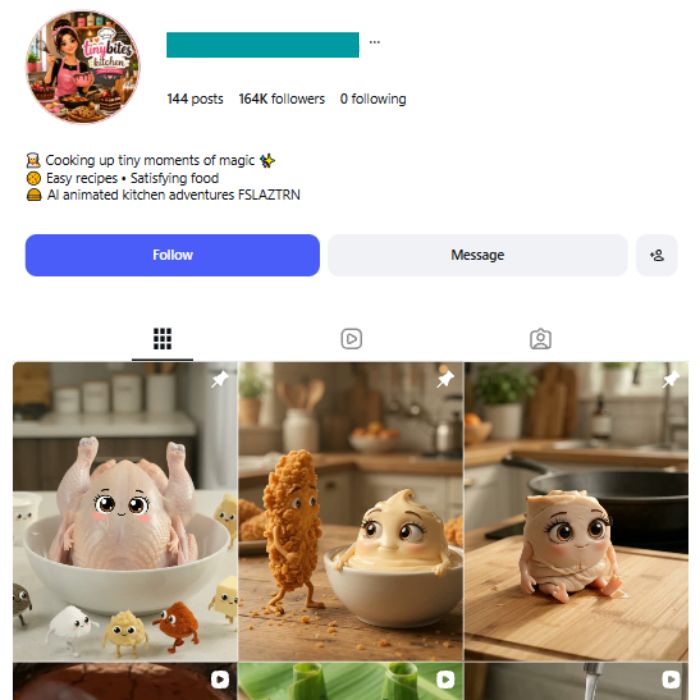 160K AI Food Recipe Instagram Account for sale 160K AI Food Recipe Instagram Account - Image 1