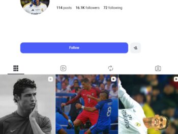 16K Football Moments Instagram Account