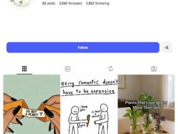 3K Garden Plants Nature Instagram Account