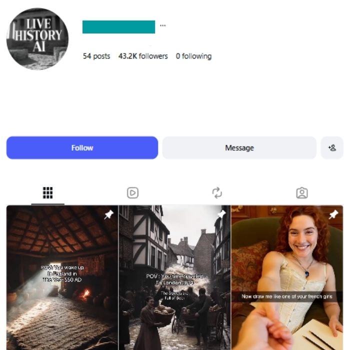 40K History AI Remake Instagram Account for sale 40K History AI Remake Instagram Account - Image 1