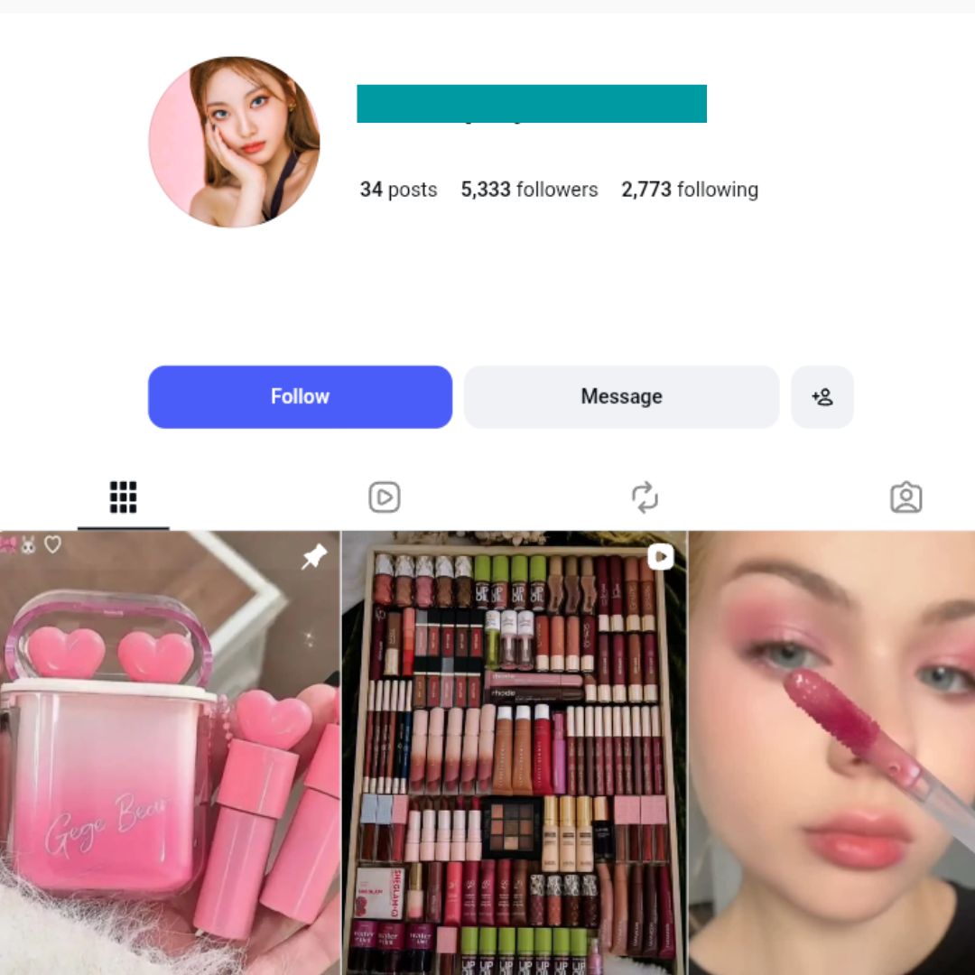 5K Makeup Tutorials Instagram Account for sale 5K Makeup Tutorials Instagram Account - Image 1