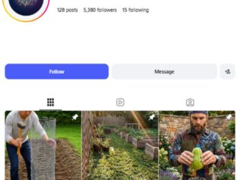 5K Plants Vegetable Growing Instagram Account