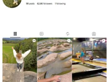 60K Parkour Stunts Instagram Account