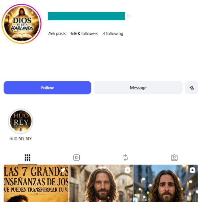 630K Christianity Jesus Instagram Account for sale 630K Christianity Jesus Instagram Account - Image 1