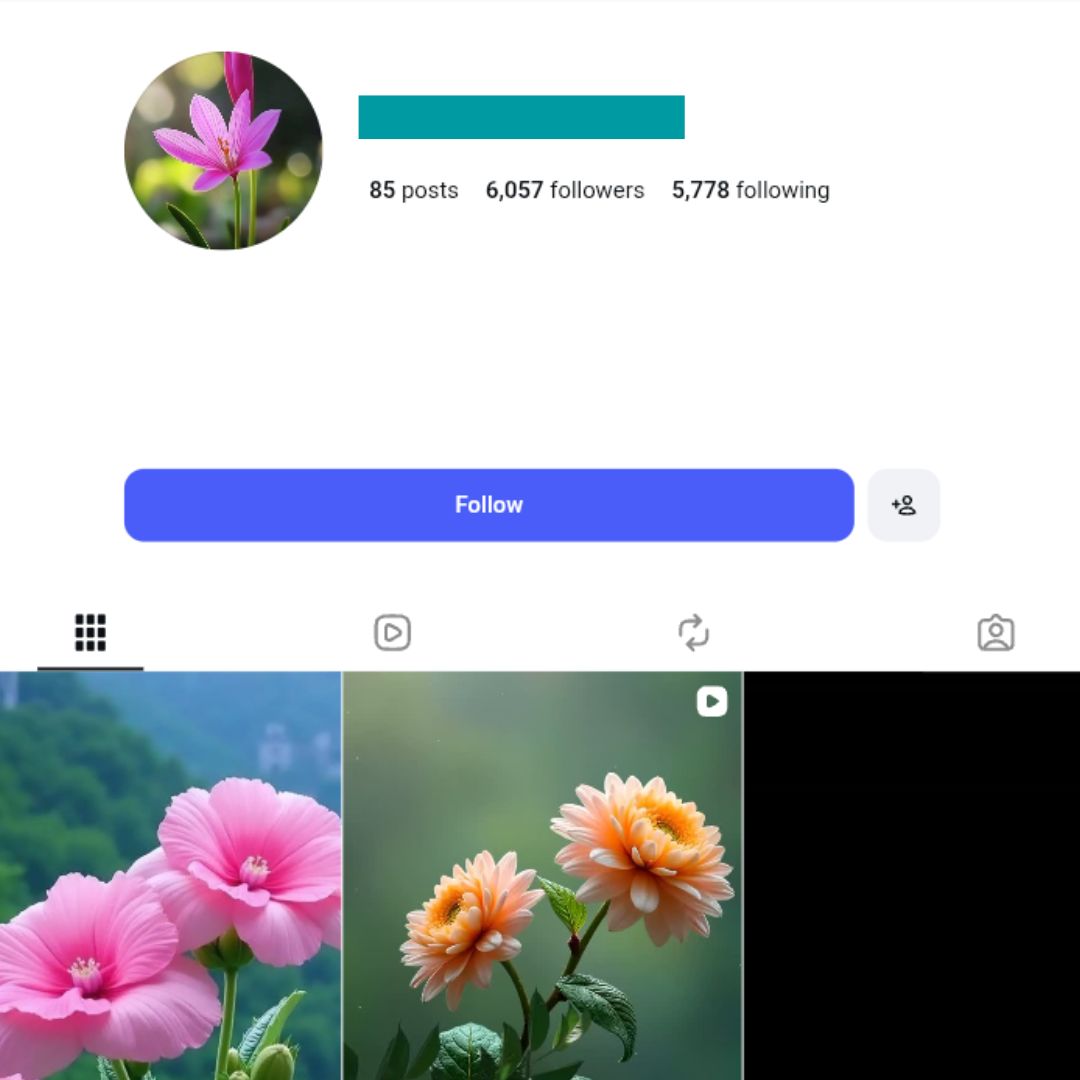 6K Floral Photography Instagram Account for sale 6K Floral Photography Instagram Account - Image 1