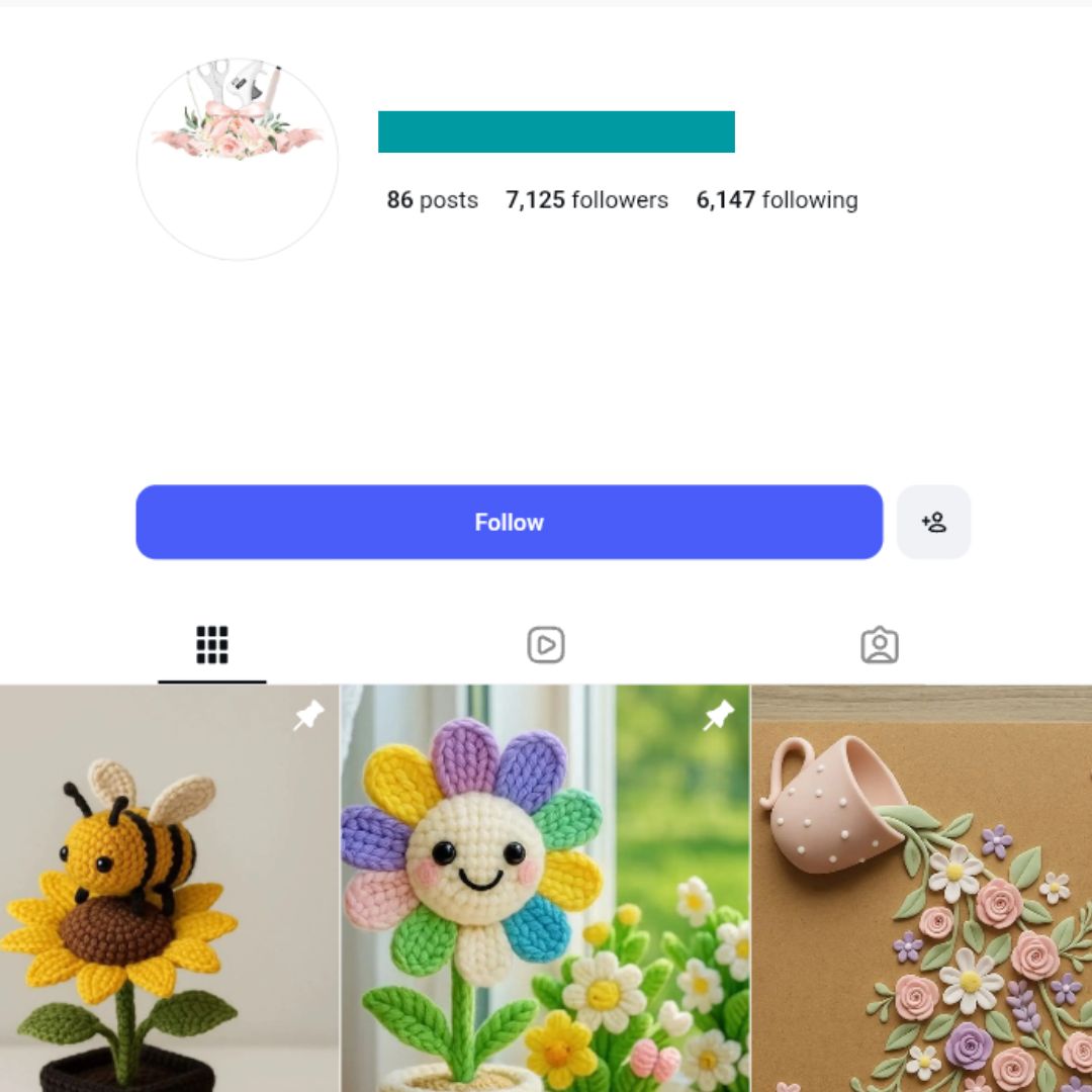 7K Crafts Ideas Instagram Account for sale 7K Crafts Ideas Instagram Account - Image 1